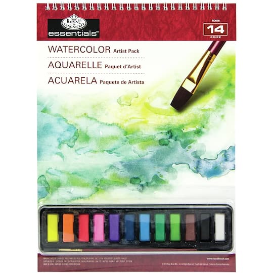 Royal &#x26; Langnickel&#xAE; Essentials&#x2122; 14 Piece Watercolor Artist Pack